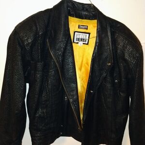 Pelle Cuir Black Leather Jacket